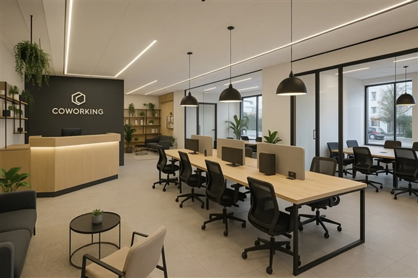 Biel, large commercial area with 5.5 rooms on the ground floor in a busy area - Photo 1 of 8