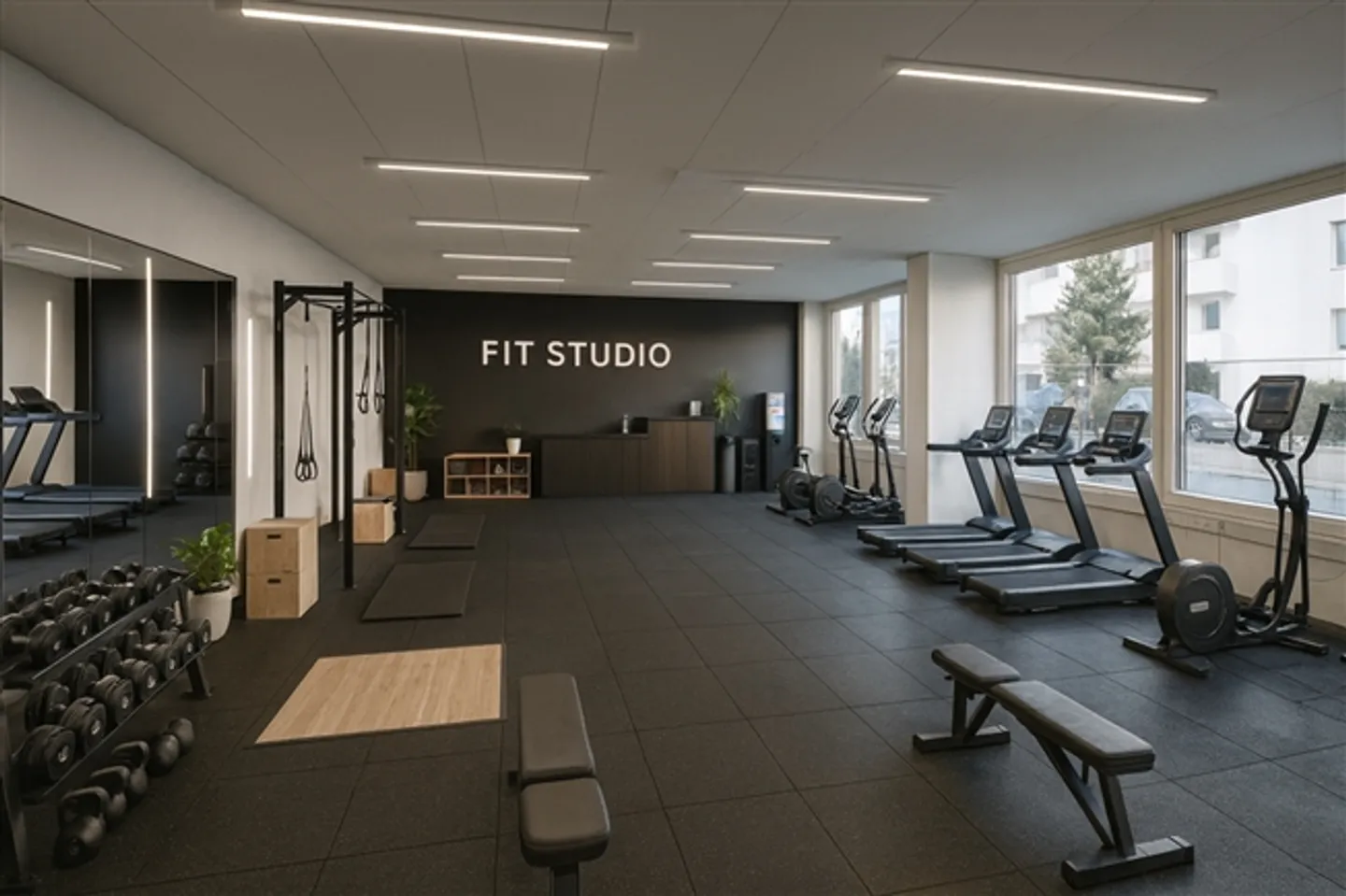 Biel, large commercial area with 5.5 rooms on the ground floor in a busy area - Photo 2 of 8