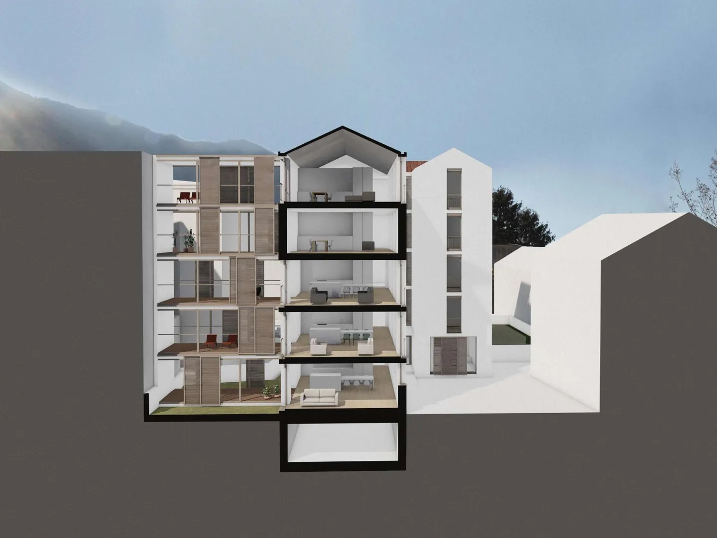 Residenza Pron Giubiasco 4.5 Locali Sud - Foto 5 di 14