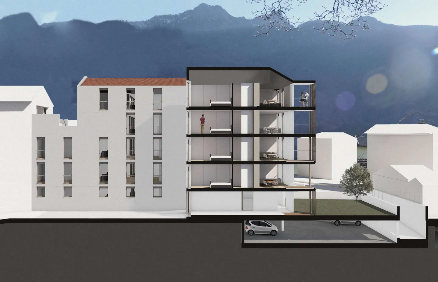 Residenza Pron Giubiasco 4.5 Locali Sud - Foto 11 di 14