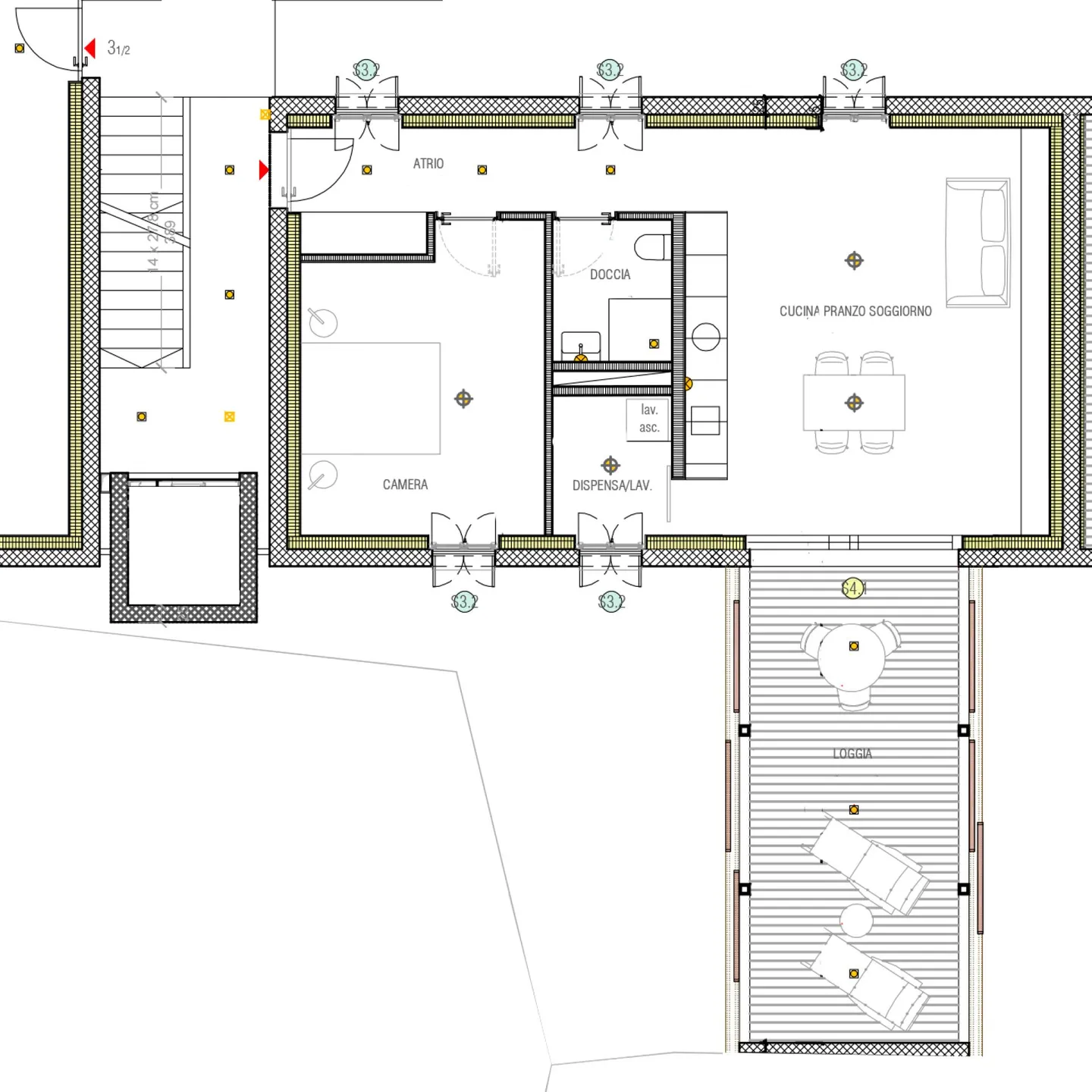 Residenza Pron Giubiasco 4.5 Locali Sud - Foto 12 di 14