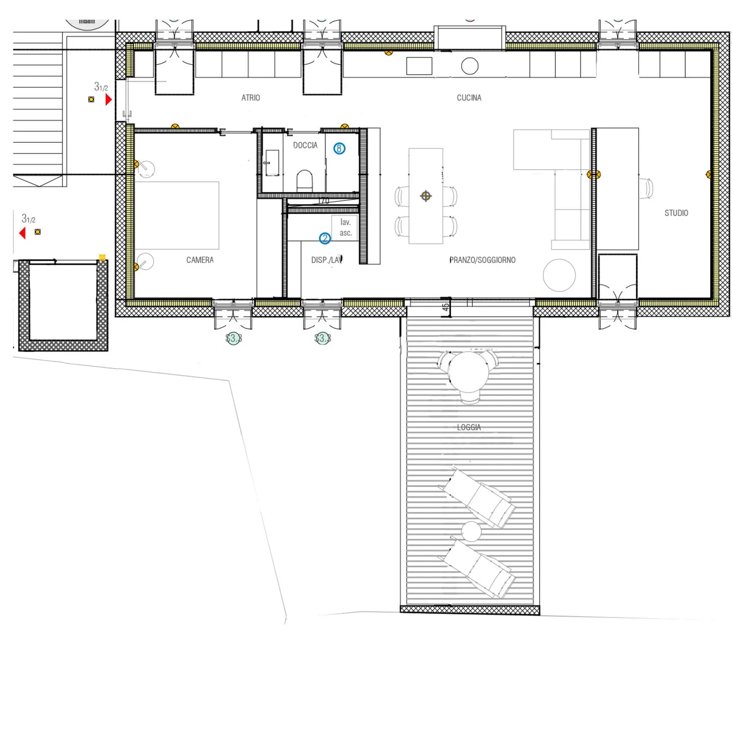Residenza Pron Giubiasco 4.5 Locali Sud - Foto 13 di 14