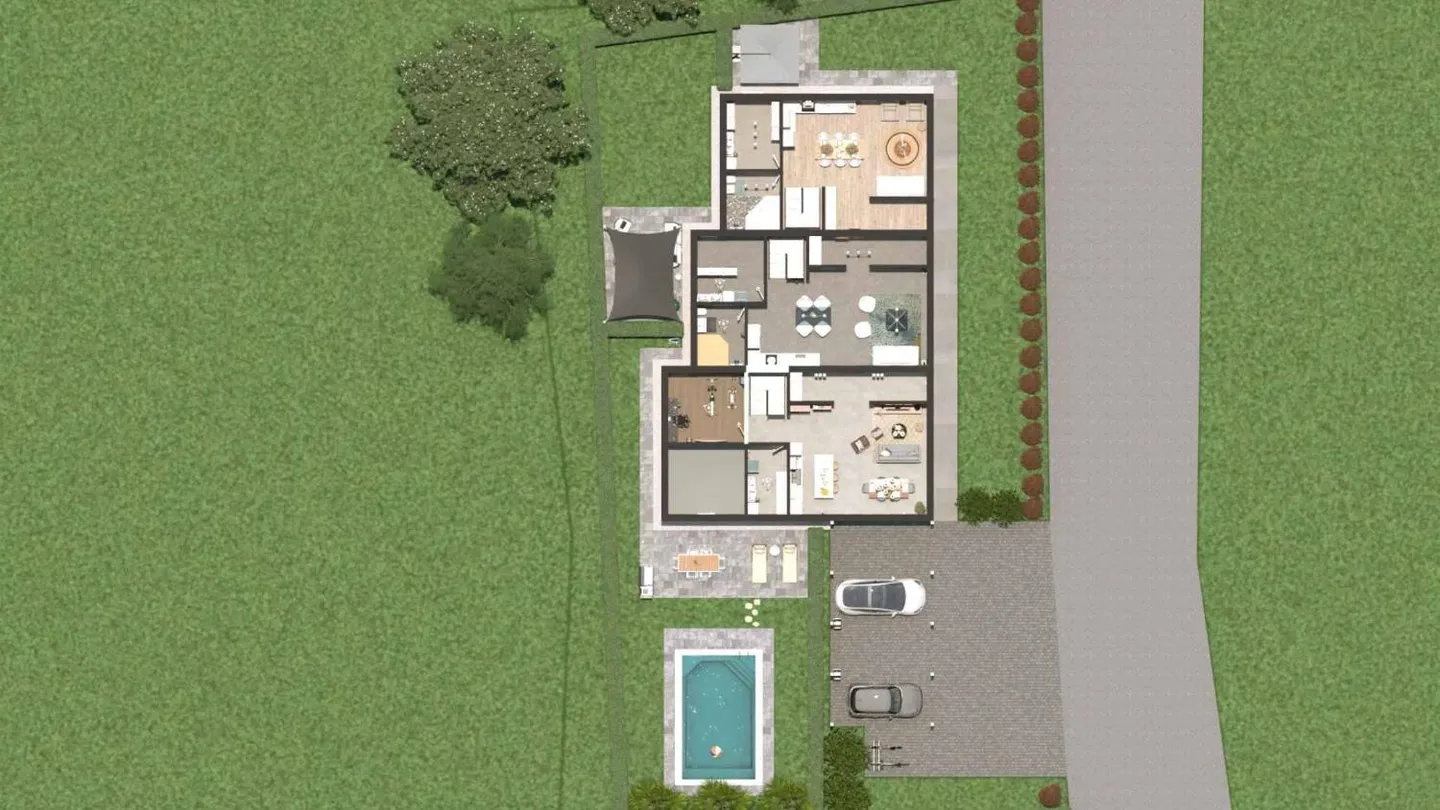 Neue Familienvilla mit Garten - Foto 8 von 9