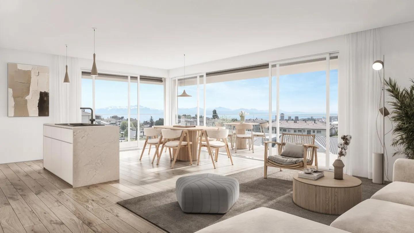 AUREALAGO — Nouvel appartement de 2.5 pièces avec balcon · Vue dégagée · Prilly - Photo 5 sur 11