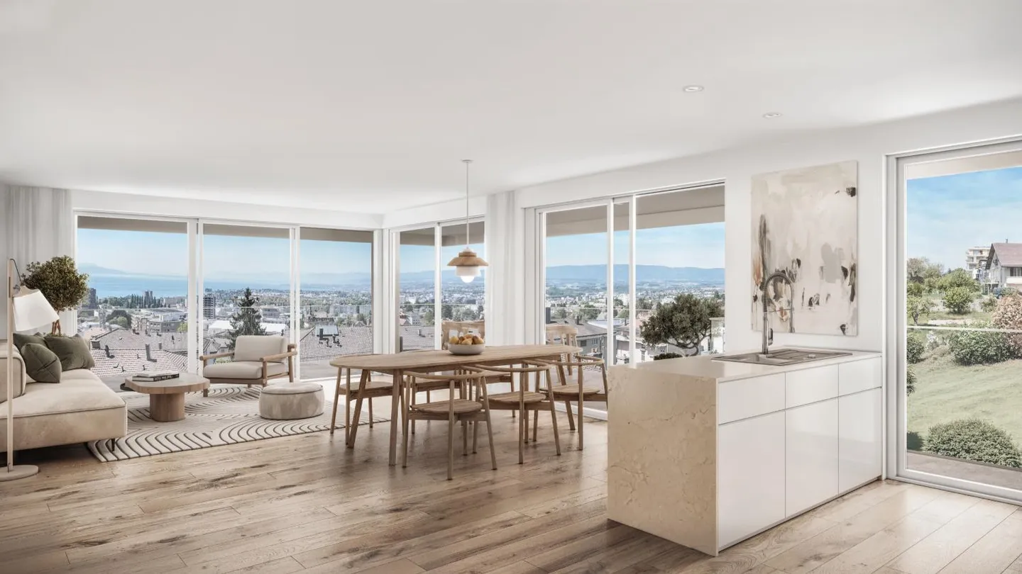 AUREALAGO — Nouvel appartement de 2.5 pièces avec balcon · Vue dégagée · Prilly - Photo 4 sur 11