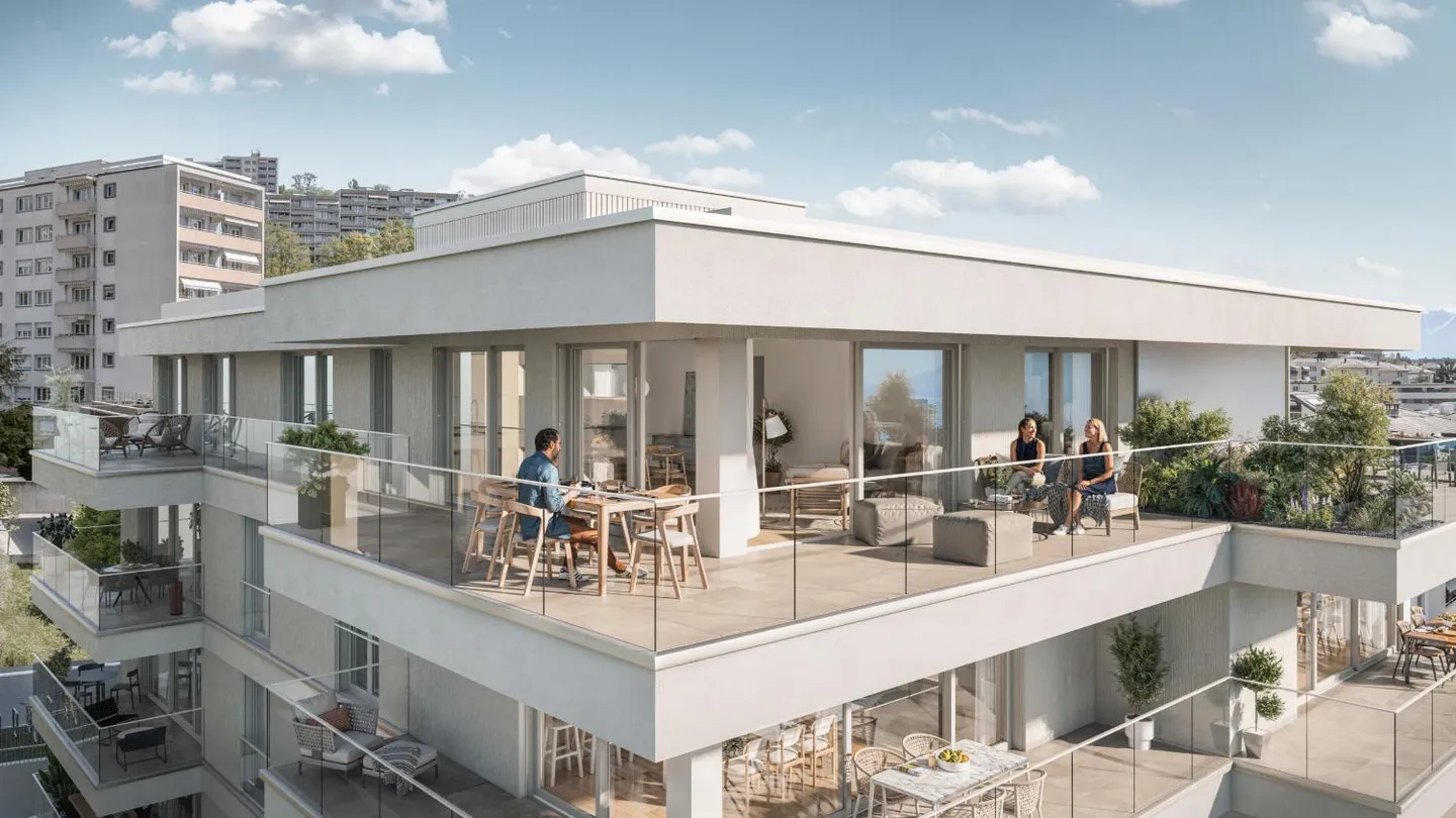 AUREALAGO — Nouvel appartement de 2.5 pièces avec balcon · Vue dégagée · Prilly - Photo 7 sur 11