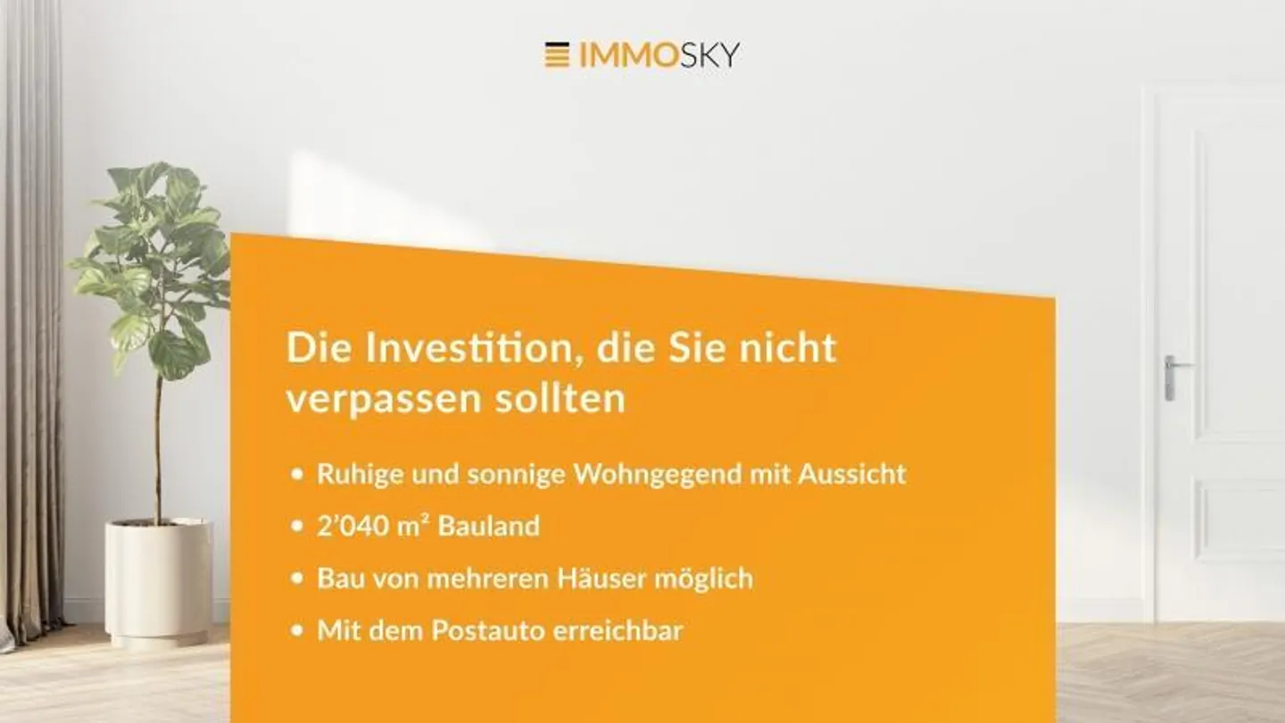 Grundstück mit grossem Potential - Grundstück mit grossem Potential - Foto 2 von 2