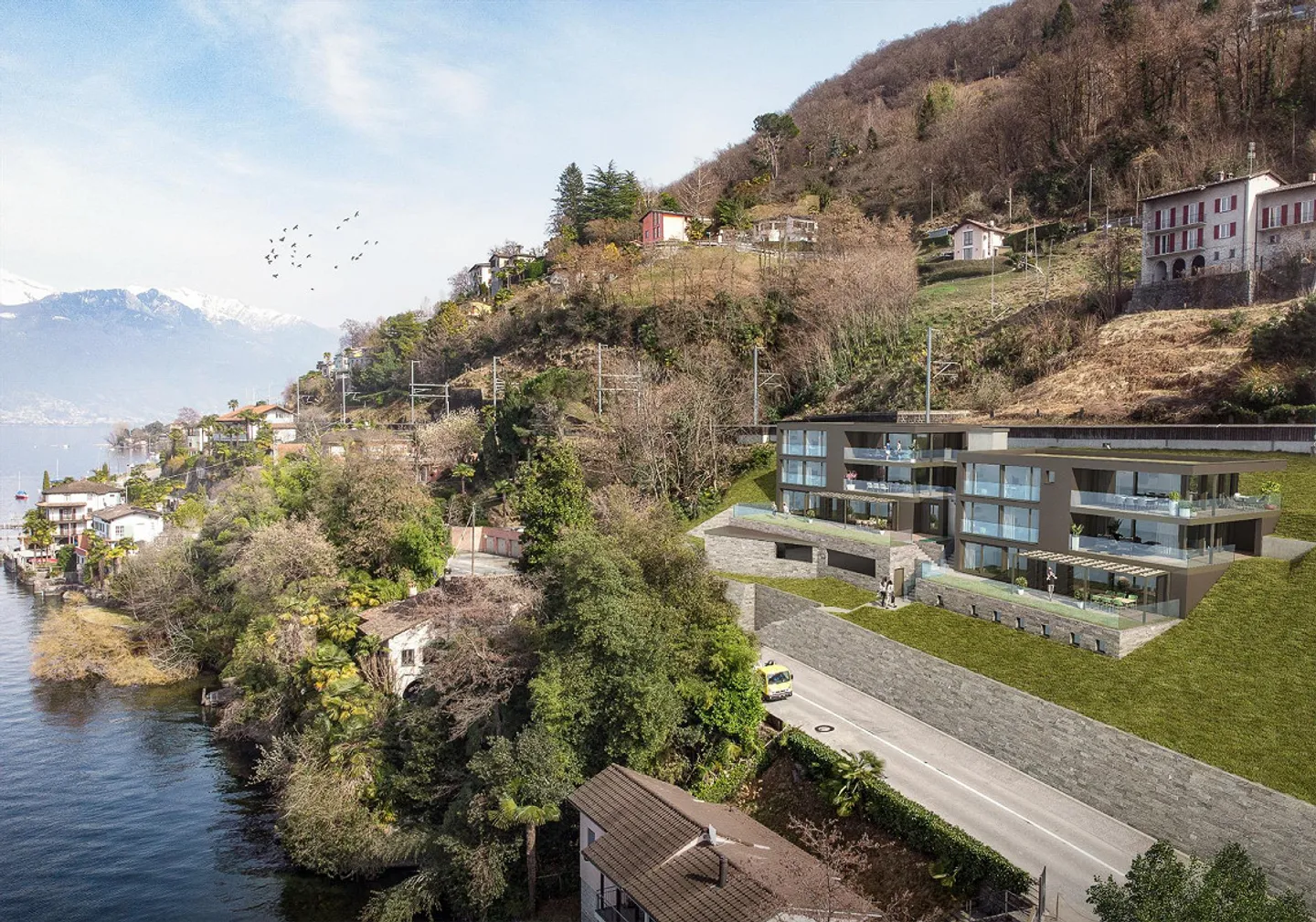 Attic holiday apartment with panoramic view of Lago Maggiore - Photo 2 of 15