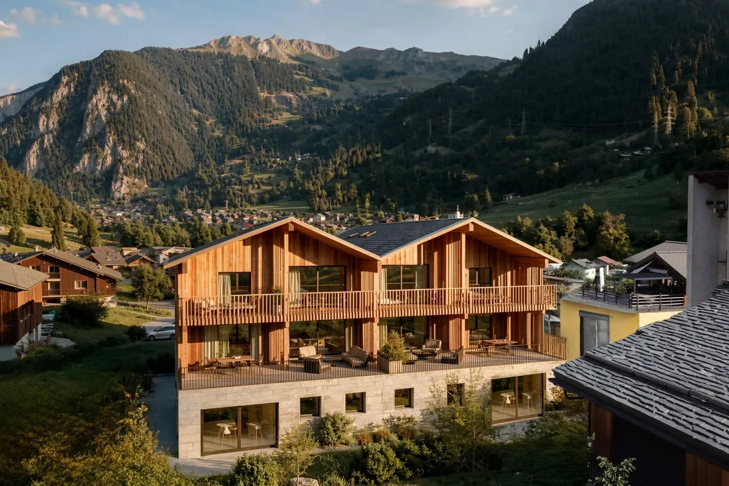 Wunderschöne Penthouse-Wohnung mit 4,5 Zimmern in Versegères - Foto 1 von 15