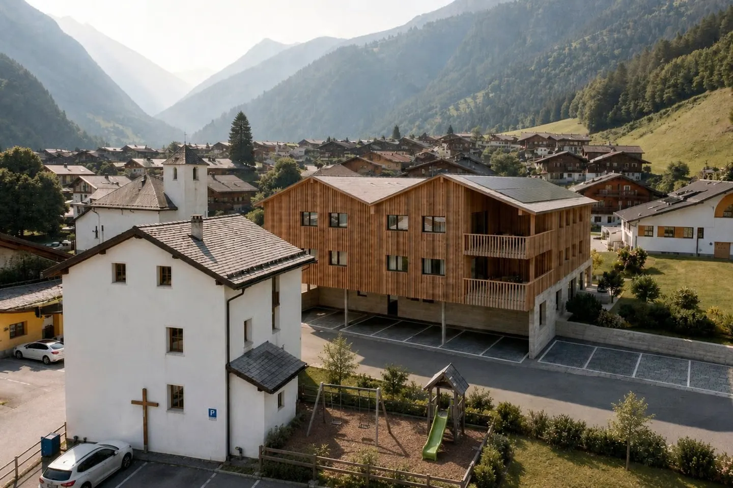 Wunderschöne Penthouse-Wohnung mit 4,5 Zimmern in Versegères - Foto 2 von 15