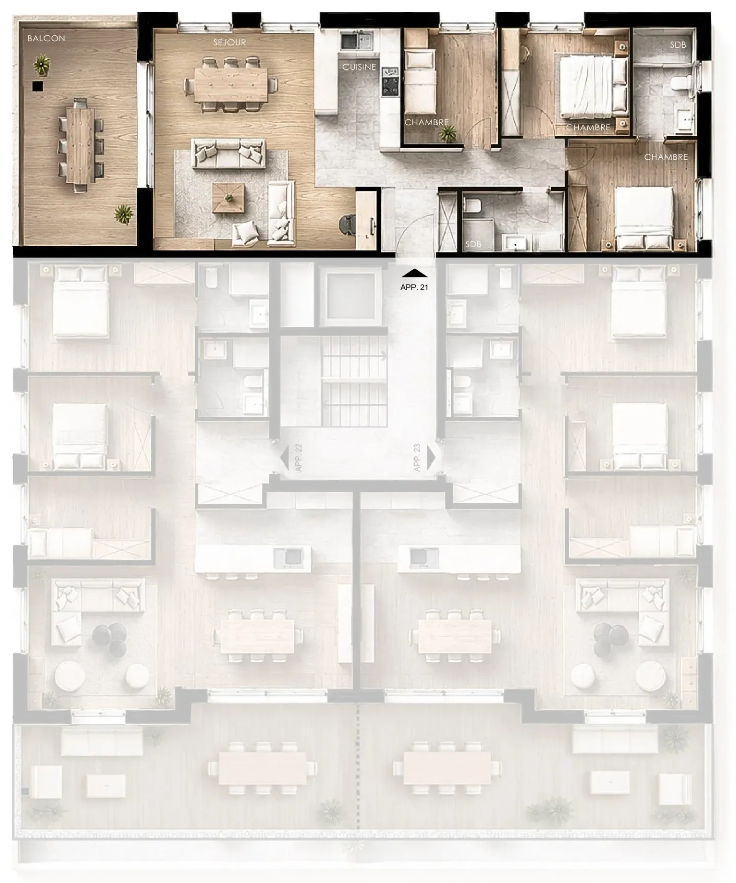 Wunderschöne Penthouse-Wohnung mit 4,5 Zimmern in Versegères - Foto 13 von 15