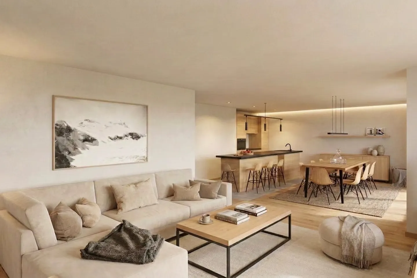 Wunderschöne Penthouse-Wohnung mit 4,5 Zimmern in Versegères - Foto 9 von 15