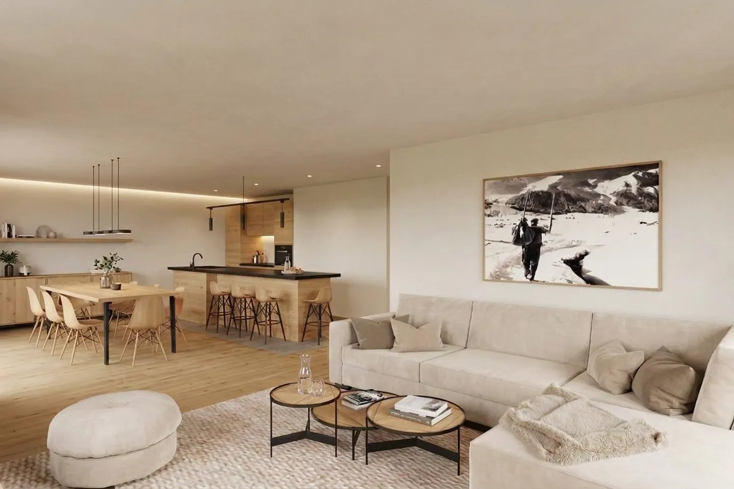 Wunderschöne Penthouse-Wohnung mit 4,5 Zimmern in Versegères - Foto 10 von 15