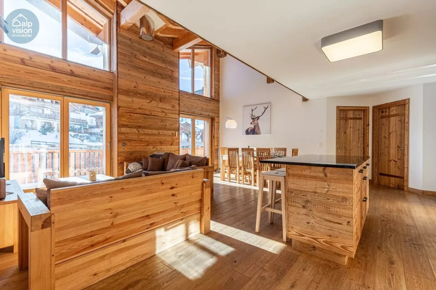 WUNDERSCHÖNE 5.5-ZIMMER-DUPLEX-SKI IN/SKI OUT ZENTRUM STATION - Foto 7 von 13