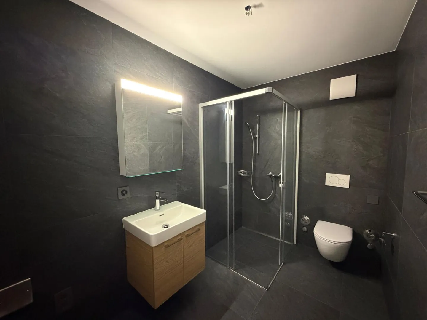 Villeret, wunderschöne 2.5-Zimmer-Wohnung im 1. Stock mit Terrasse und Aufzug - Foto 5 von 6