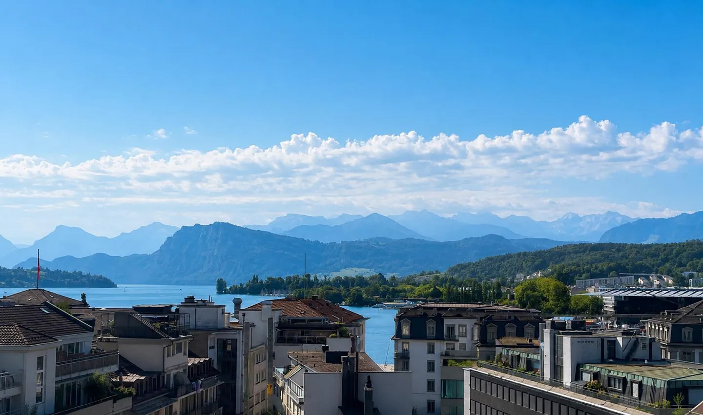 Appartamento attico completamente ristrutturato di 5,5 stanze con terrazza sul tetto su Lucerna - Foto 12 di 12