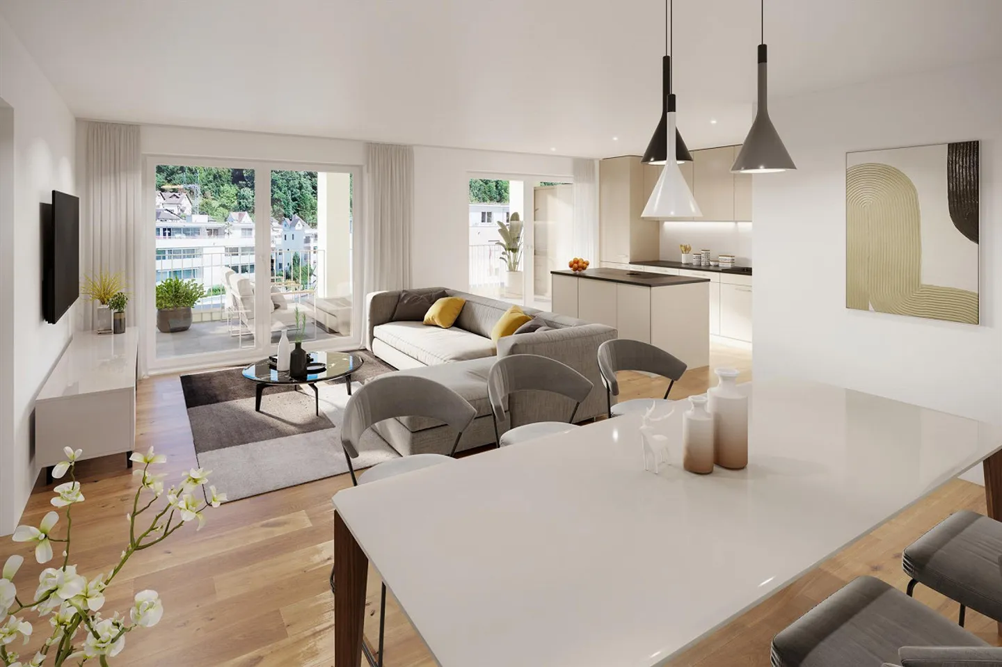 Charmante appartement neuf de 3.5 pièces - Photo 1 sur 5