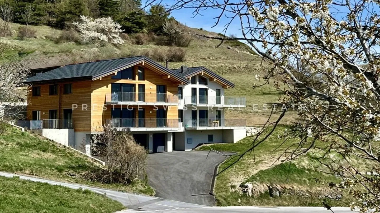 Neues Penthouse-Apartment mit 4½ Zimmern und Panoramablick in der Hauptresidenz. - Foto 4 von 4