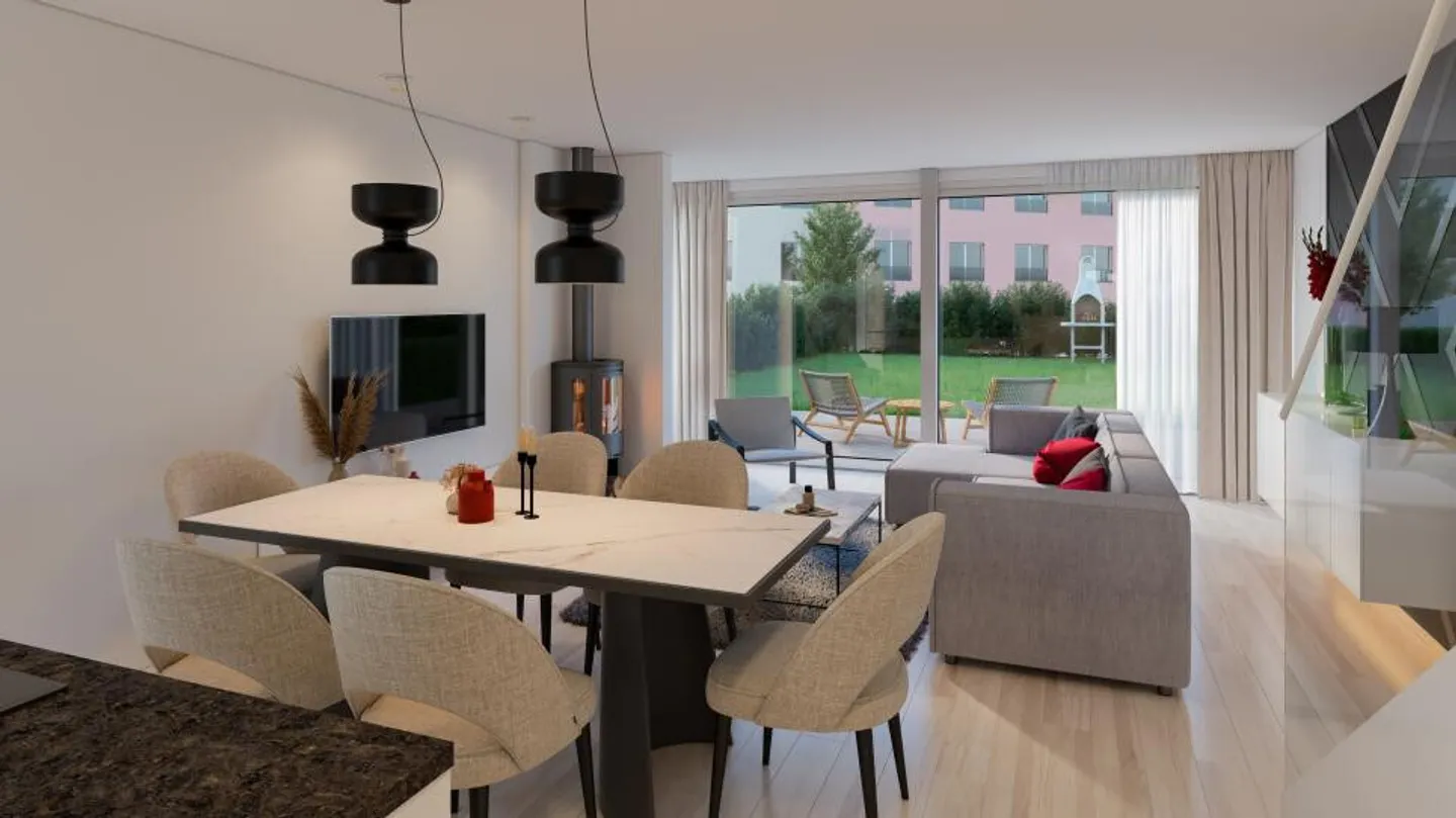 MAGNIFIKANTE NEUE WOHNUNG MIT GROSSEN GARTEN! - Foto 3 von 5