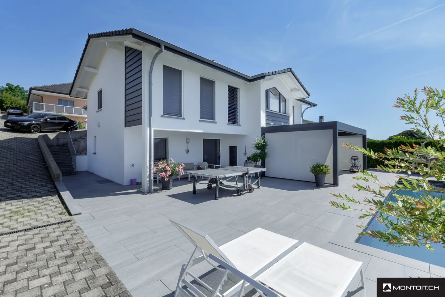 Payerne, for sale, modern individual villa of 250 m2 with swimming pool - Photo 17 of 17