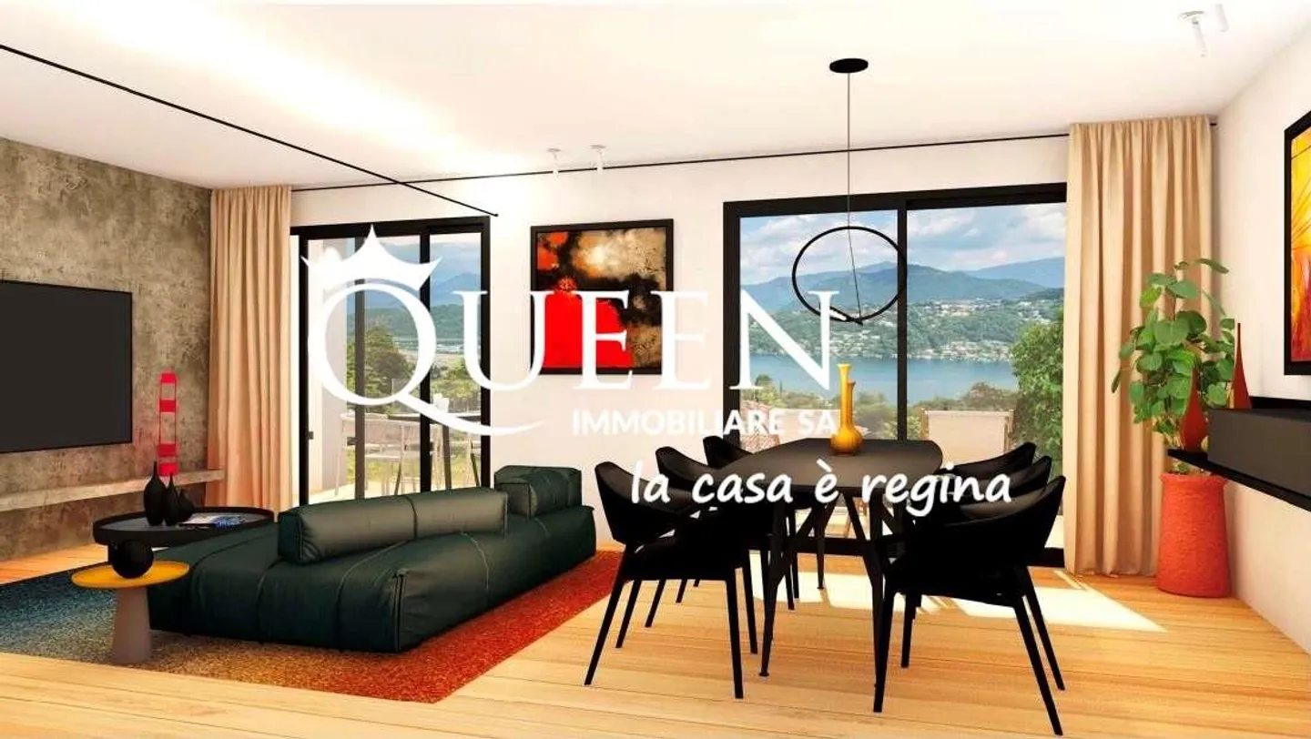 Vernate: Appartamento 3.5 locali con vista lago - Foto 2 di 10