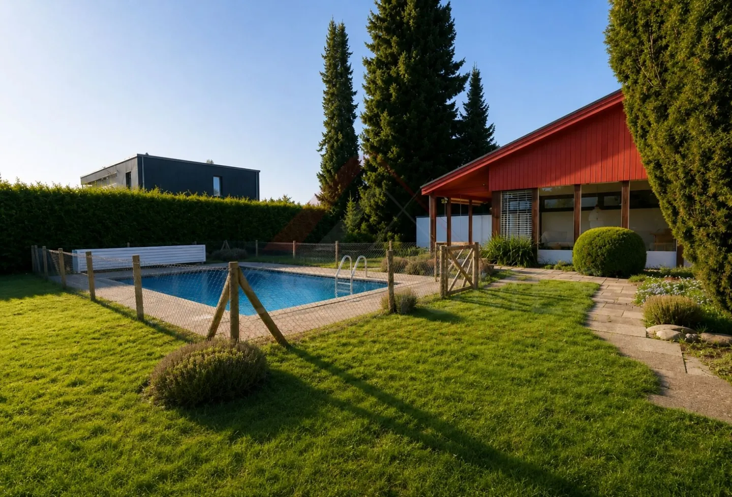 Exclusive single-family house with pool, sauna, lake view and 1,443 m² plot in Gerolfingen - Photo 3 of 24