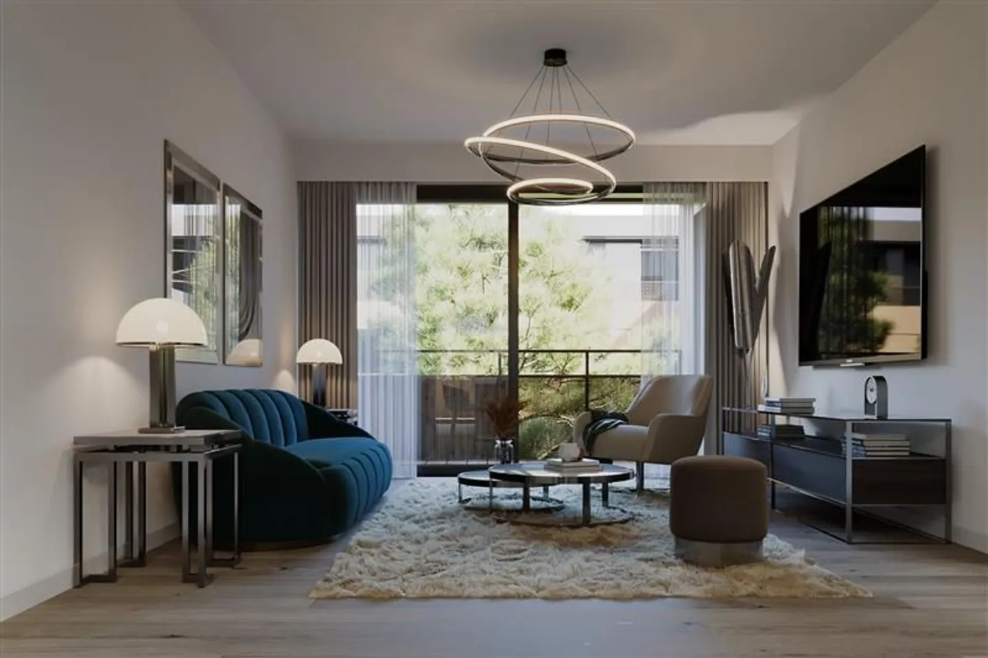 Penthouse in Nyon mit 2 Terrassen - Foto 1 von 9