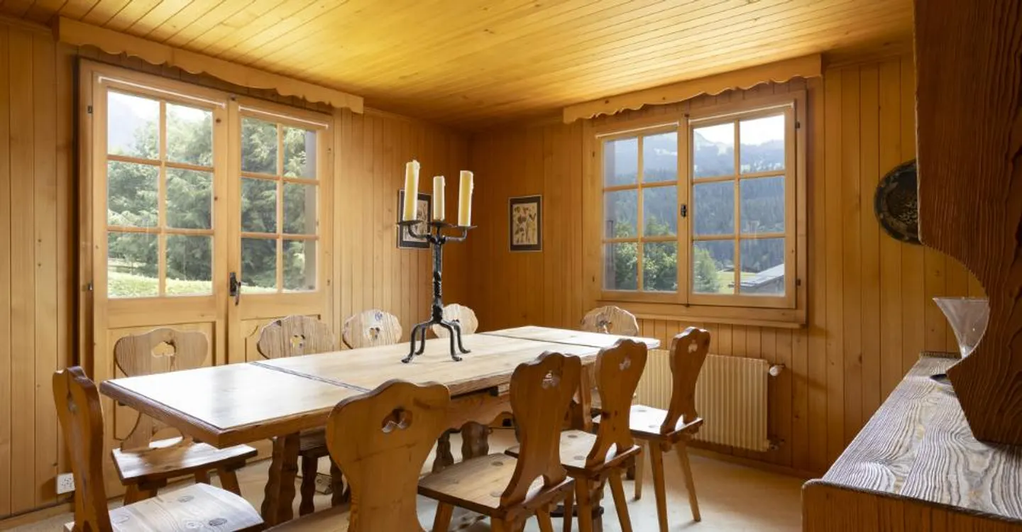 Château-d'Oex - Chalet affascinante con grande giardino - Foto 3 di 5