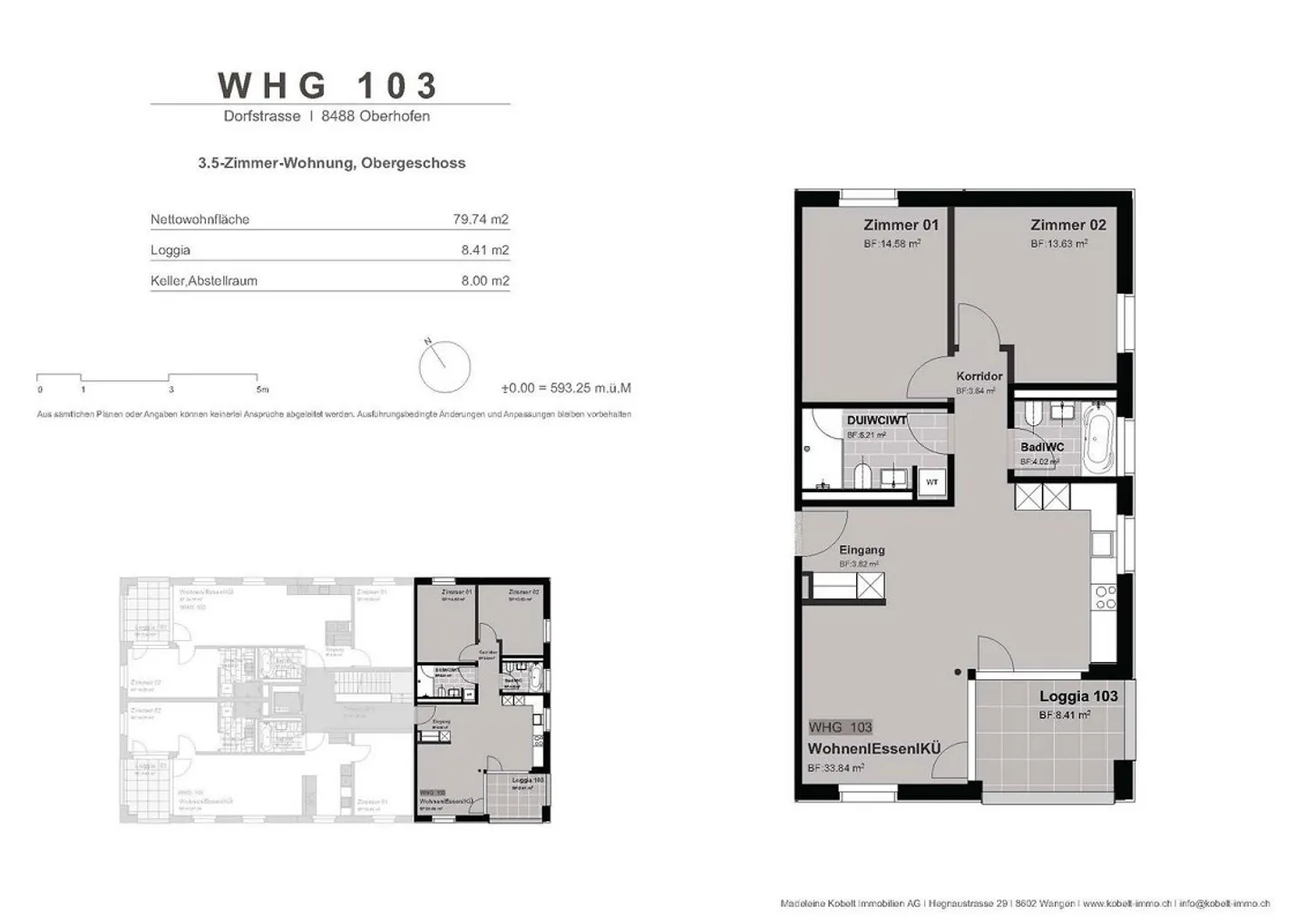 Modernes Apartment in Turbenthal - Foto 6 von 6