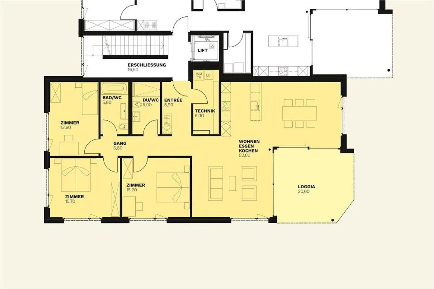 Appartamento 4.5 stanze - Foto 4 di 4