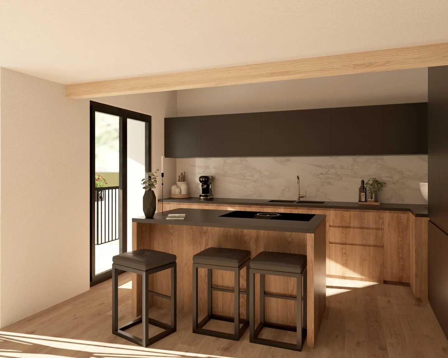 Printemps - Appartement 3.5 pièces Sud (P4 / P6 / P8) - Photo 1 sur 7