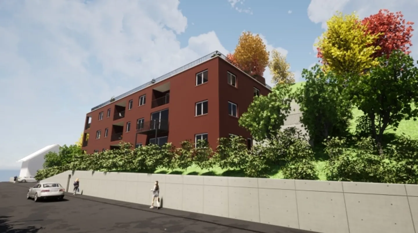 Appartement en copropriété de 2,5 pièces à Bärau - emplacement ensoleillé sur la colline - Photo 2 sur 5