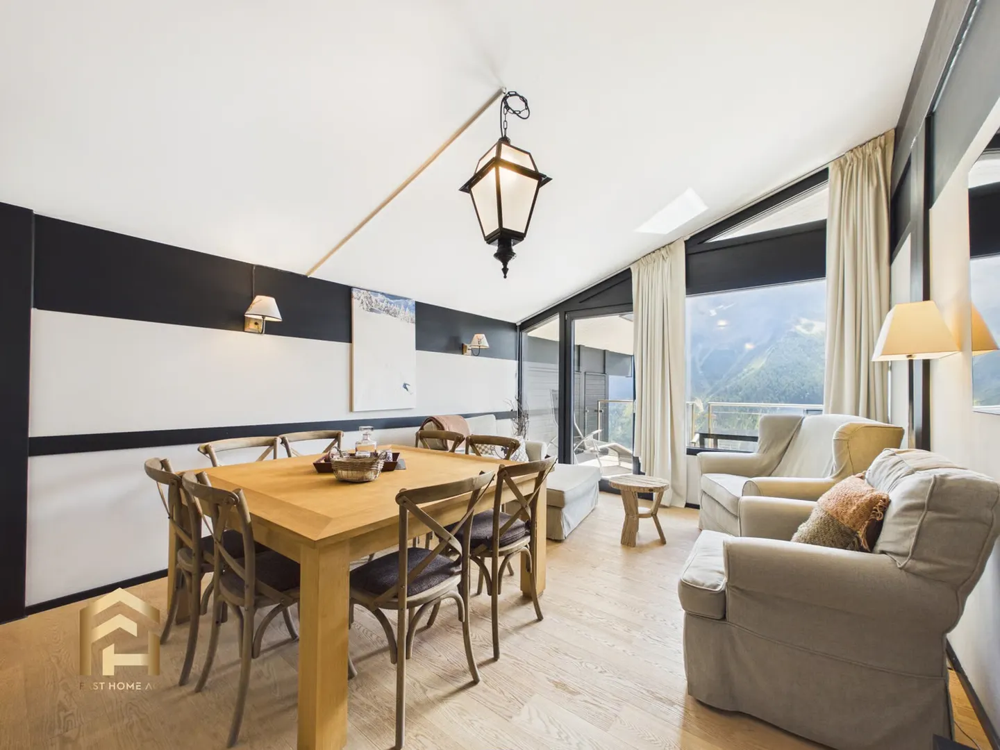 Über den Dächern der Lauchernalp  5.5-Zimmer-Duplex-Penthouse - Photo 1 of 13