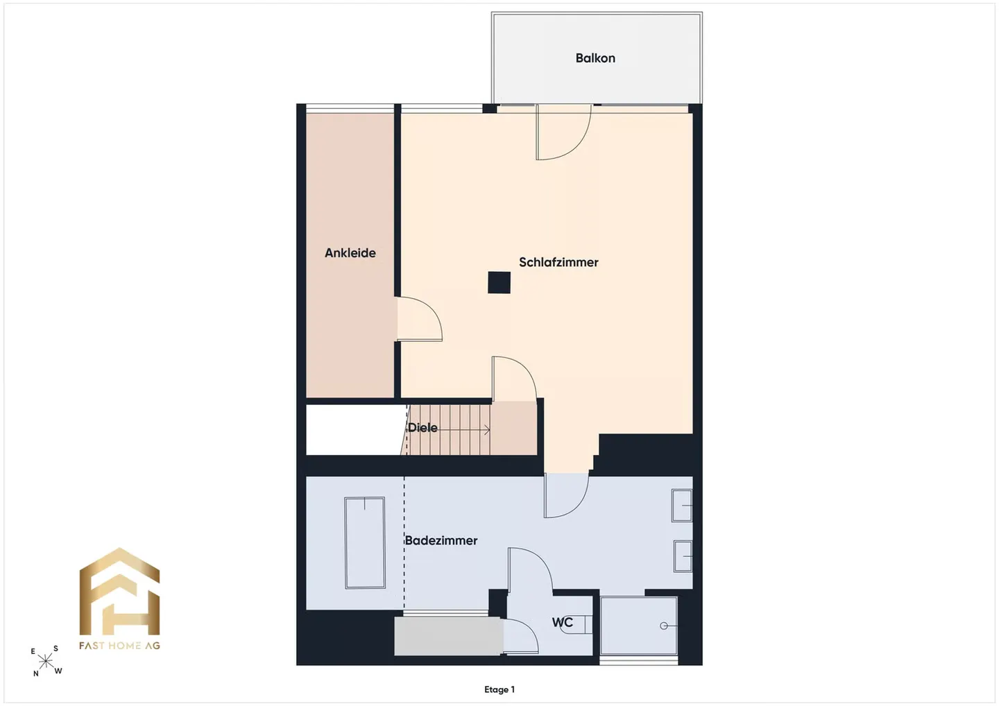Über den Dächern der Lauchernalp  5.5-Zimmer-Duplex-Penthouse - Photo 2 of 13