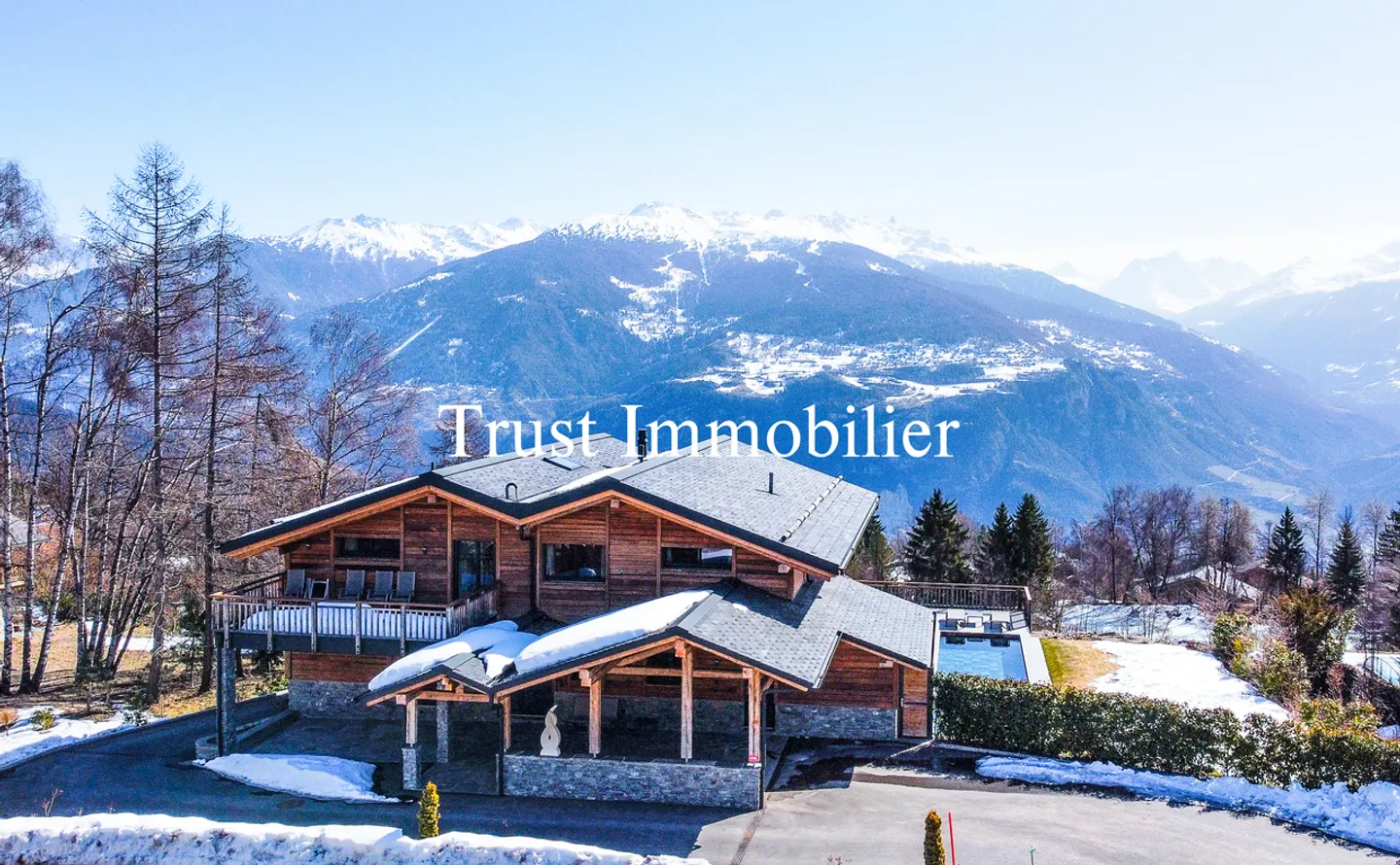 6014. Chalet eccezionale ad Arbaz - Forza ed eleganza di fronte alle montagne - Foto 3 di 38