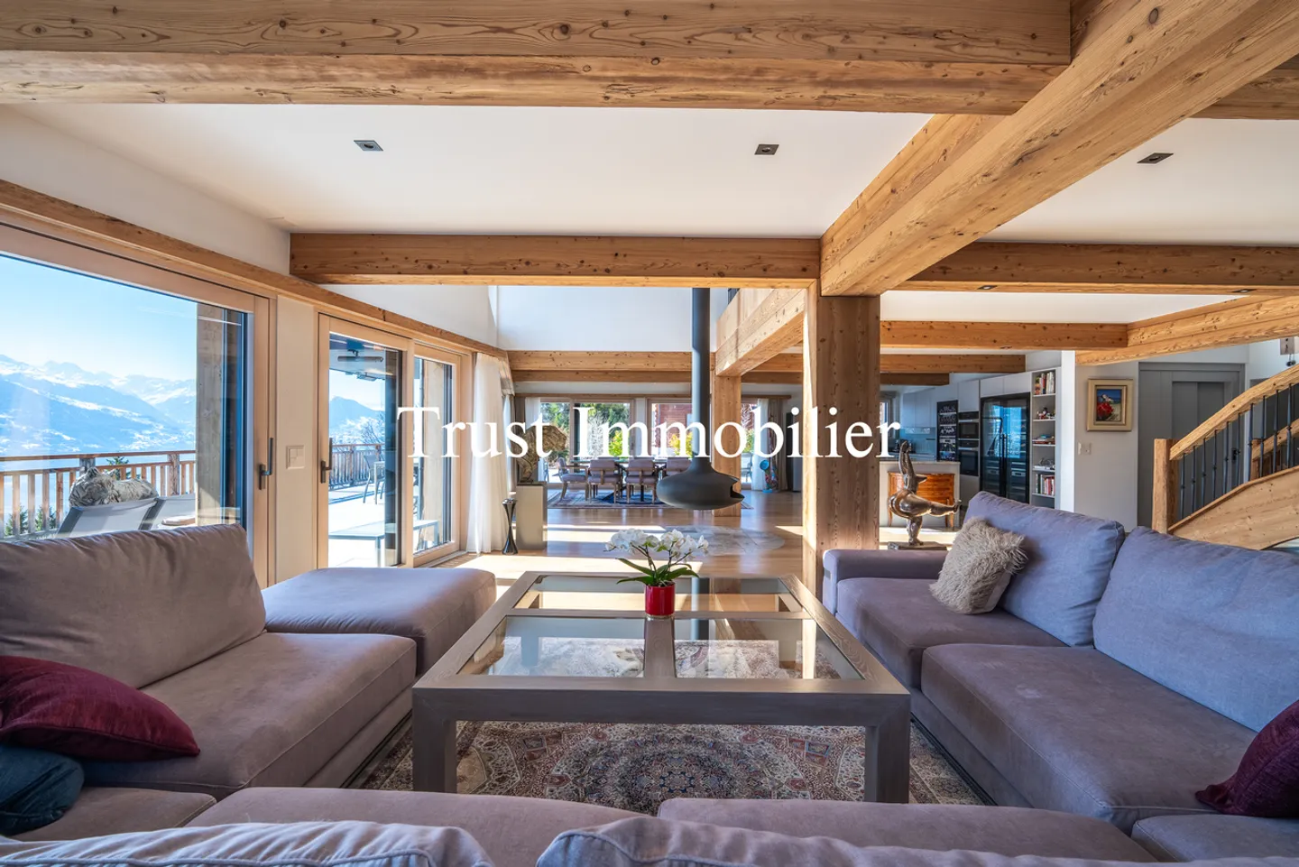 6014. Chalet eccezionale ad Arbaz - Forza ed eleganza di fronte alle montagne - Foto 15 di 38