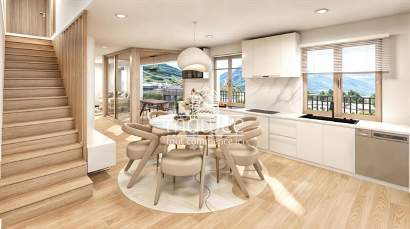 VOTRE MAISONETTE AU DERNIER ÉTAGE À MARTIGNY - Photo 2 sur 10