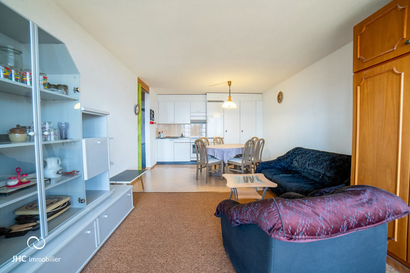 Charmante 2,5-Zimmer-Wohnung mit Panoramablick in Randogne - Foto 4 von 8