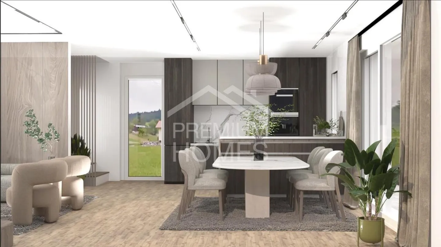 Newly Built 5.5-Room Single-Family House in Leimiswil - Photo 4 of 9