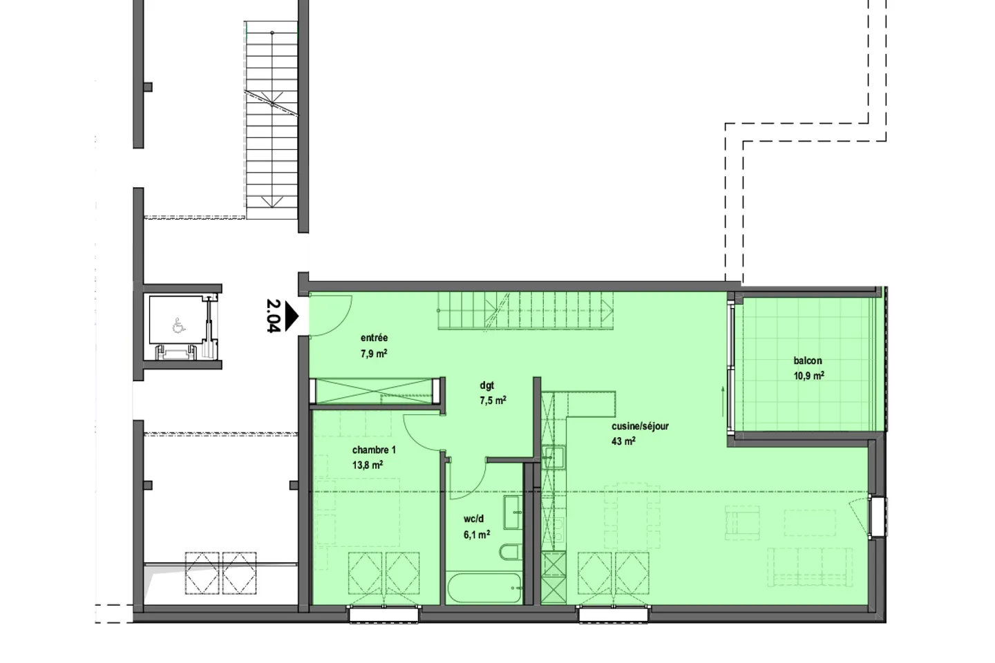Duplex 4.5 stanze - Foto 3 di 9