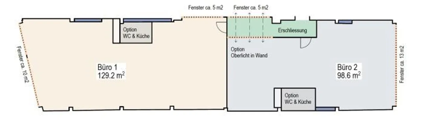 Espace de bureau ou de pratique flexible (71 – 160 m²) dans un emplacement central - Photo 9 sur 9