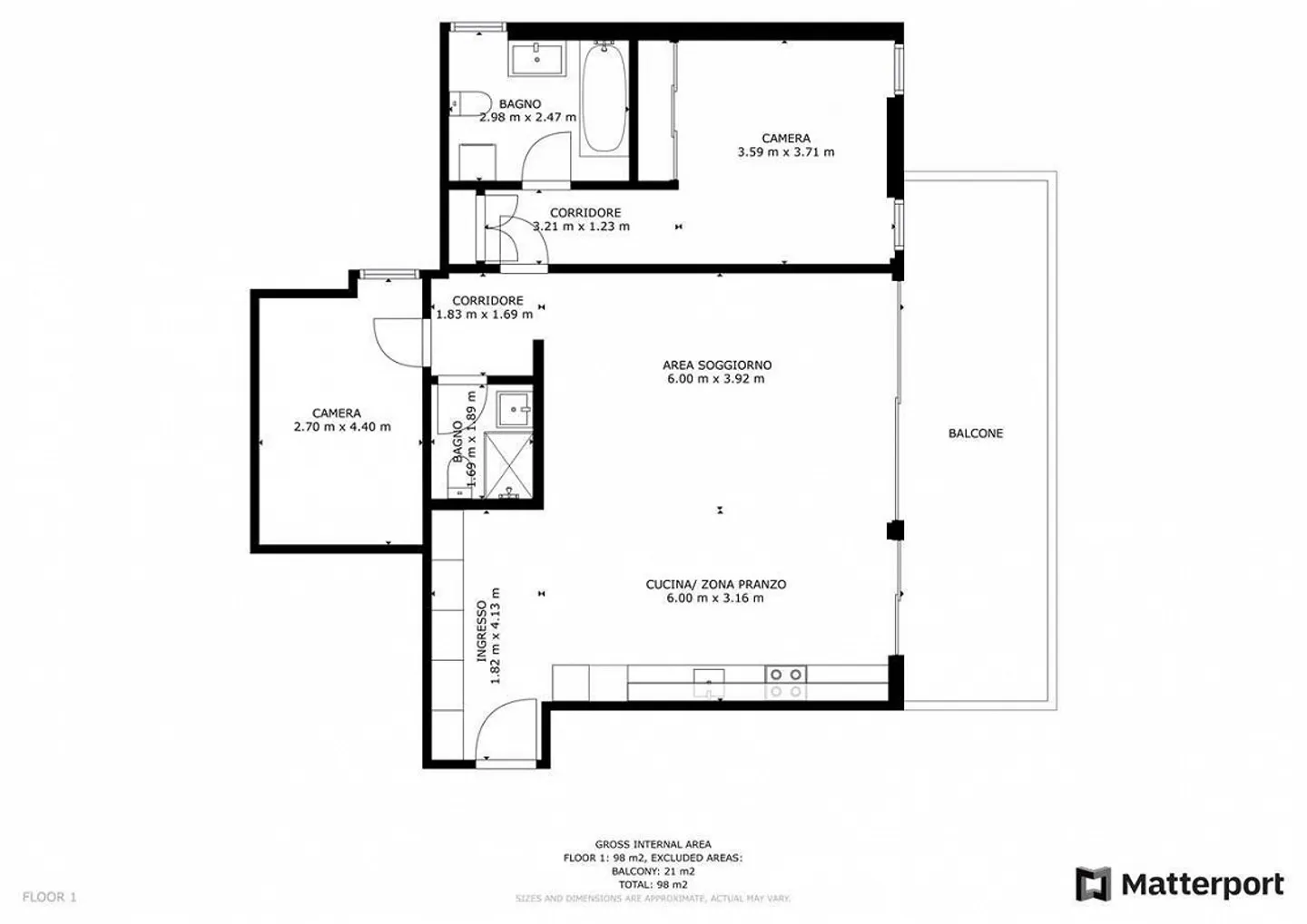 Appartamento elegante a Bellinzona con grande terrazza - Foto 9 di 13