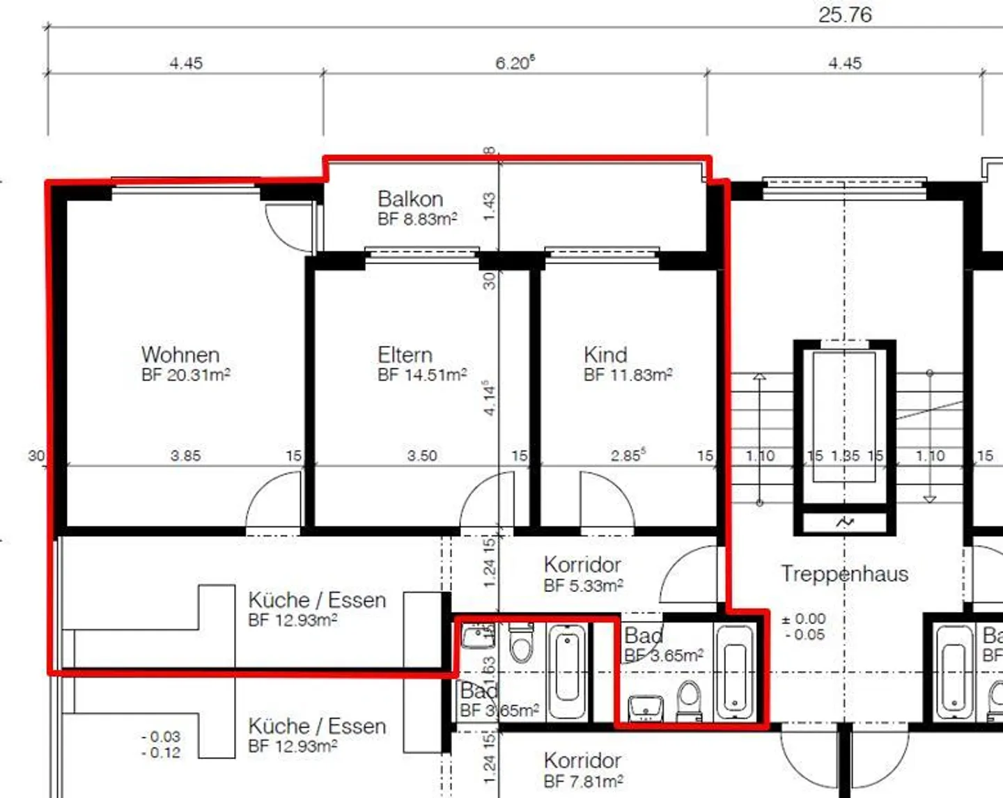 3.5-Zimmer-Wohnung mit Weitsicht – frisch renoviert in St. Margrethen - Foto 9 von 9