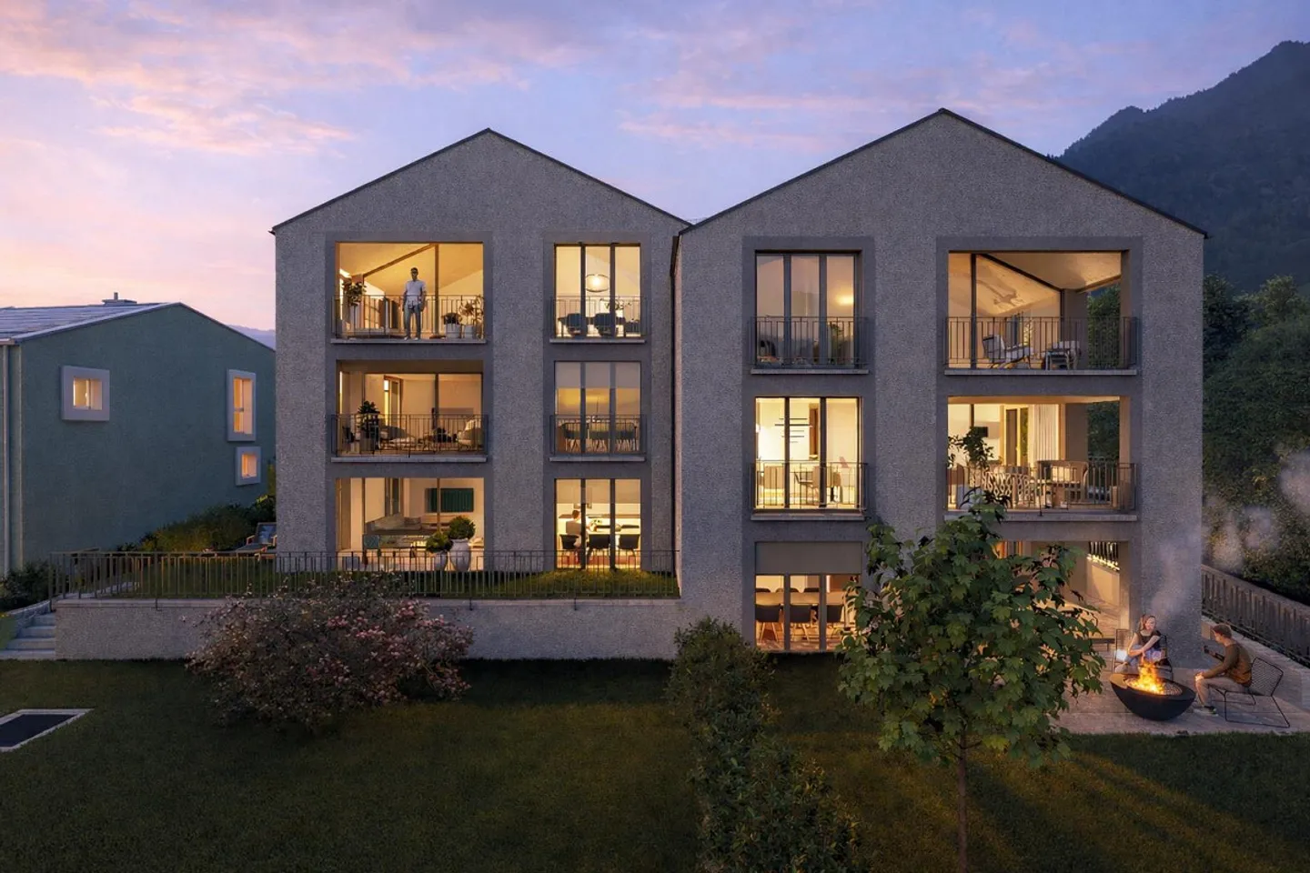 Condominium exclusif de 5,5 pièces dans le village viticole de Malans - Photo 1 sur 8