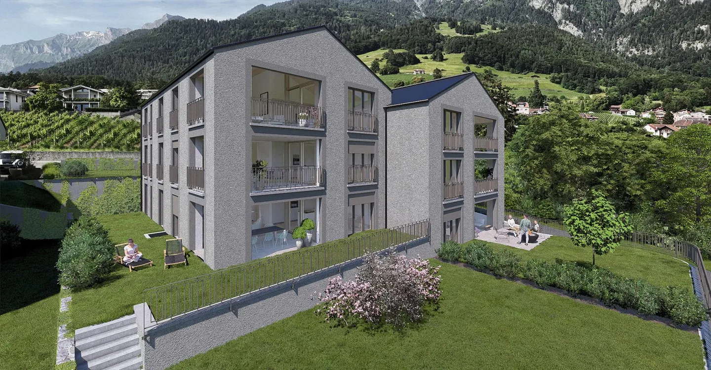 Condominium exclusif de 5,5 pièces dans le village viticole de Malans - Photo 2 sur 8