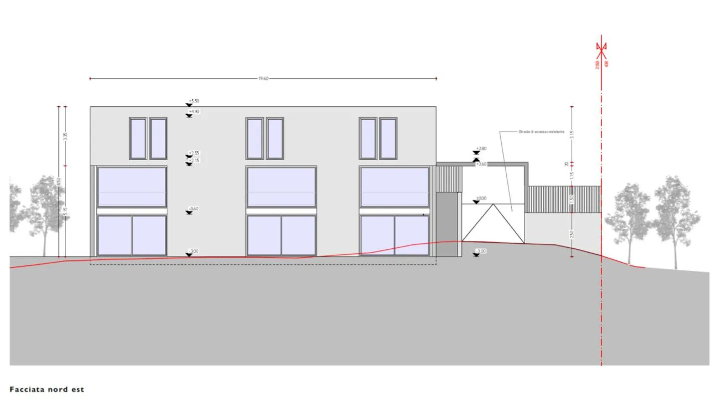 Building land with project for three residential units - Photo 4 of 5