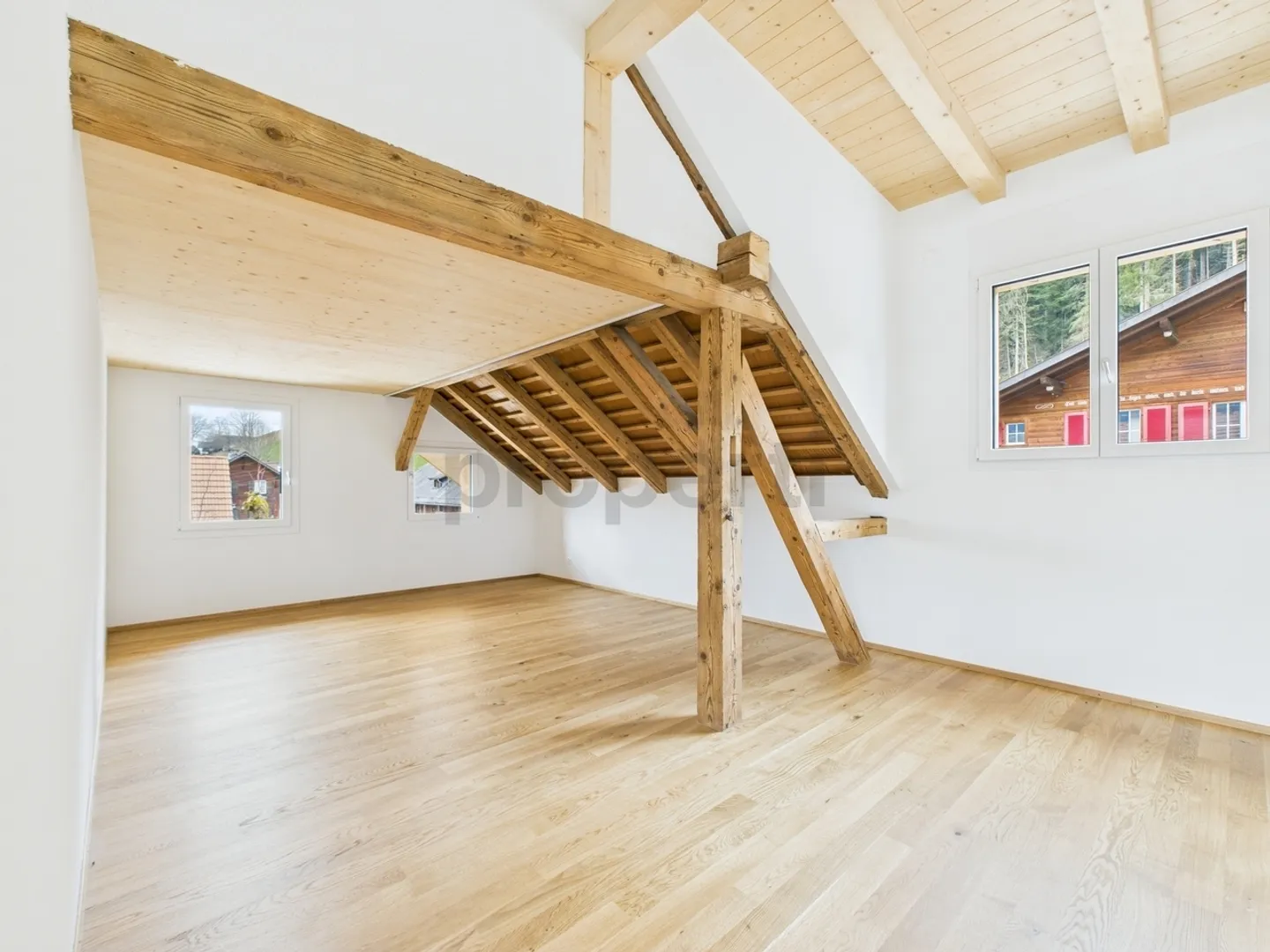 Attractive penthouse apartment with large balcony in Eriz, Canton BE - First rental - Photo 5 of 11