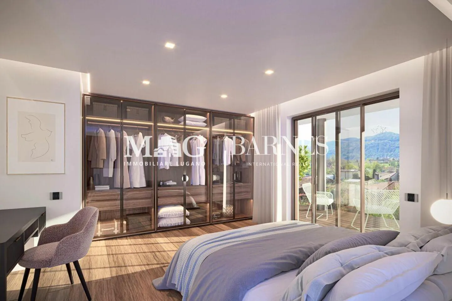 Gentilino, Collina d'Oro - Prestigious Apartment 4.5 Rooms with Private Garden in the Golden Hill Residence, near TASIS - Photo 7 of 12