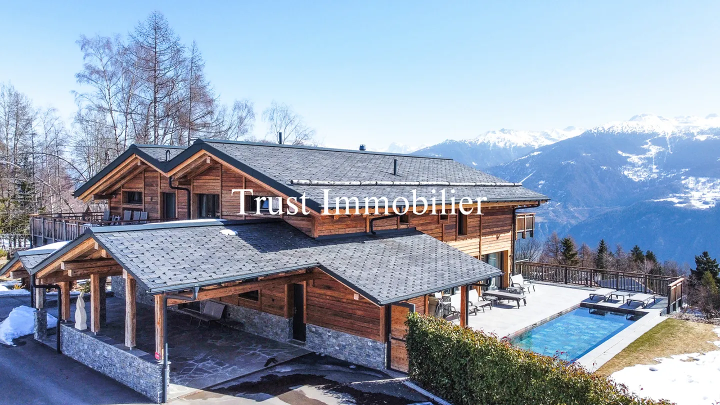 6014. Chalet eccezionale ad Arbaz - Forza ed eleganza di fronte alle montagne - Foto 36 di 38