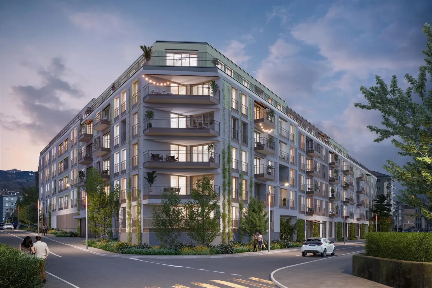 Geräumige 4,5-Zimmer-Penthouse mit 38,5 m² Terrassen - Foto 6 von 7